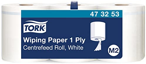 Tork Essuyage Papier Cfeed M2 473253, Blanc.