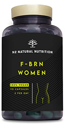 Brucia Grassi potenti veloci Donna. Dimagrante Forte. Pillole Dimagranti Efficaci con Tè verde, Garcinia Cambogia, Gingseng, Caffeina e Cromo. Fornisce energia. 90 capsule. CE. N2 Natural Nutrition