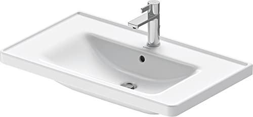 Duravit D-Neo Waschbecken mit 1 Hahnloch und Überlauf 80x48x16,5cm Weiß