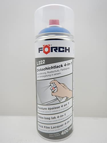Förch 4 in 1 RAL 5010 ENZIANBLAU BLAU DICKSCHICHTLACK LACK SPRAY SPRAYDOSE 400ML (1)