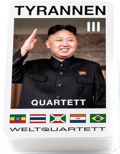 WESTCRAFT Spielquartett Karten Quartett Spiel Tyrannen I-IV Ungeziefer Marien-Erscheinung Junkfood Seuchen (Tyrannen-3)