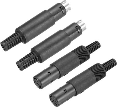 QUARKZMAN 2 set S-DIN adapter φ13, 5-stifts mini video hona set, PS2-kontakt/uttag signal överföring för TV DVD-spelare