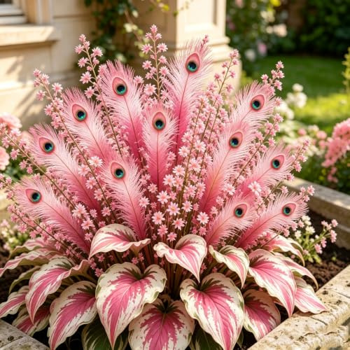 Ständige Funkien leicht zu unterhalten Stilvolle Gartendekoration Frostsichere,-4 hosta-j