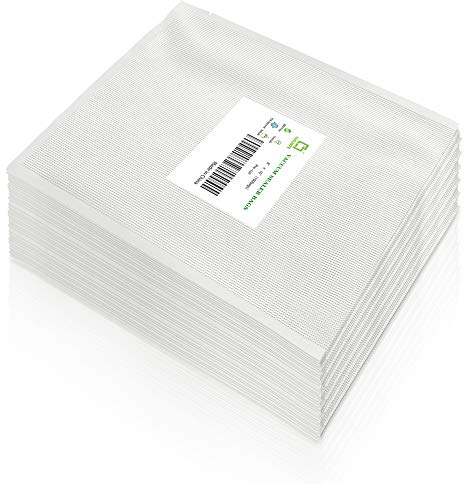 CANLENPK Vakuumierbeutel Goffriert Vakuum Lebensmittel Aufbewahrungsbeutel, Lebensmittelbeutel Vakuumierbar, Sous Vide Lebensmittelsiegelbeutel (20x25CM/8x10 Zoll, 100 Stück)