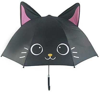 Mignon De Bande Dessinée Enfants Parapluie Animation Créative À Long Manche 3D Oreille Modélisation Enfants Parapluie pour Garçons Filles-8