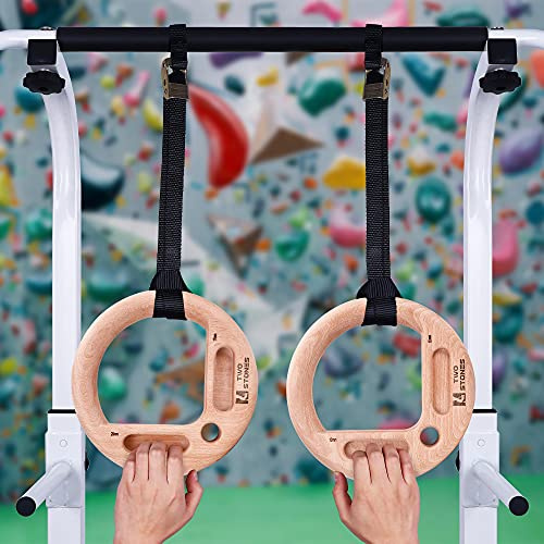 Two Stones Portable Hangboard Rock Climbing as Pull Up Ring for Rock Climbers Trainning Indoor or Outdoor Fingerboard Climbing Hang Board for Climbing
