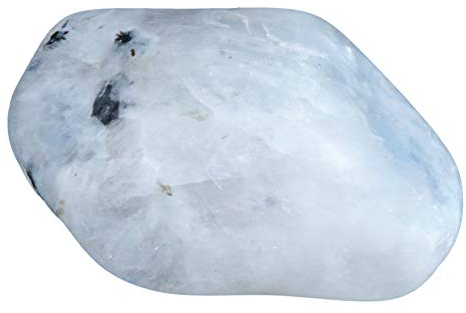 Lebensquelle Plus Pierres roulées populaires | Pierres roulées polies | Gemmes de poche agréables au toucher (pierre de lune arc-en-ciel, taille M)