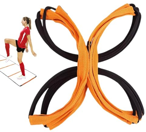 Agility häckar - Träningsstegar med hög motståndskraft, hopfällbar | Sporttillbehör för fotboll, basket, tennis, löpning, volleyboll, badminton Bexdug