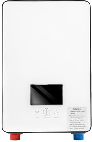 MEHOOSPVN 6500W Durchlauferhitzer Tankless Elektrischer Durchlauferhitzer Warmwasser Gerät Durchlauferhitzer Sofortige Elektrisch Digital Tankless Bad Dusche Warmwasser mit Bad Dusche Kit 220V 55℃