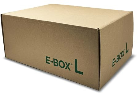 BLASETTI - Automatiska fraktlådor E-BOX L - 10-pack om 40 x 27 x 17 cm. Perfekt för frakt och skydd av föremål
