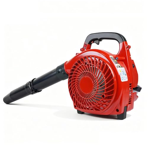 Soffiatore a benzina manuale, 28Cc 1.1 CV, 2 tempi, 490 CFM (flusso d'aria), 180 MPH (velocità), potente e leggero, con design ergonomico