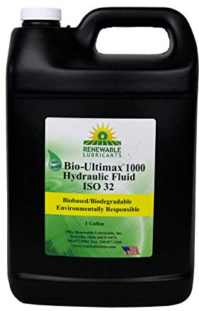 Renewable Lubricants 81003 Hydraulic Oil, Bio, Ultimax 1000, 1 gal, ISO 32