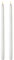 Piffany Copenhagen Uyuni Lighting Taper 2er Set LED Stabkerzen 2,3 x 35 cm Echtwachs Weiss - 6 Stunden Timerfunktion - Keine Brandgefahr, Keine Rußbildung und kein Geruch
