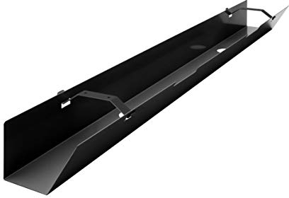 EISNHAUER ® Kabelwanne BASIC abklappbar gegen den Kabelsalat am Schreibtisch (1100 mm, Schwarz)
