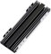 YAODHAOD M.2 Heatsink NVME 2280 SSD Cooler, Double-Sided Heat Sink with Thermal Silicone Pad for PS5 PCIE NVME M.2 SSD or NGFF SATA M.2 SSD Computer and PC… (Black)