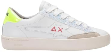 SUN68 Katy Leather Sneaker für Damen Z34225 0163, Weiß, 39 EU