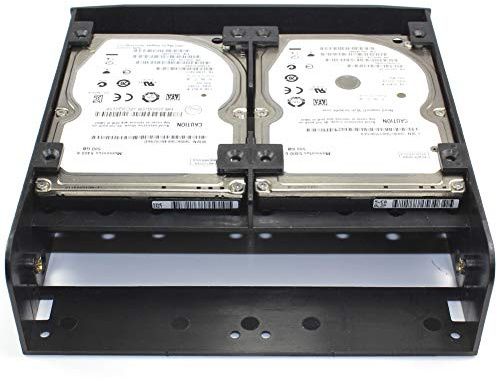 Adaptador de Bahía de Unidad de PC para Montaje de 2,5, 3,5 Pulgadas, HDD SSD, Soporte de 3,5 a 5,25, Montaje de Marcos de Fotos Digitales de 3,5 a 5,25