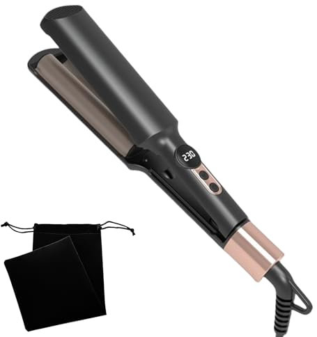 Welleneisen, Mini Welleneisen für Haare, Reisegröße Beach Waves Lockenstab mit 120-200℃, Mermaid Hair Waver für Wellen Haare - Tragbarer Hair Curler Wellen Lockenstab, Neue Mini-Locken
