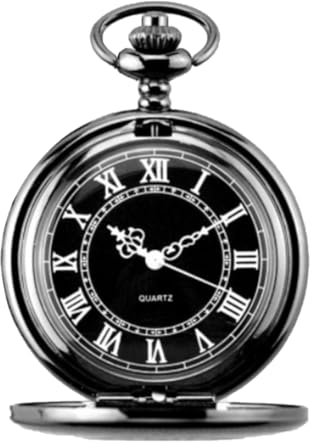 Vintage Taschenuhr Für Herren,Vintage Taschenuhr,Retro Quarz Taschenuhr Mit Kette,Retro Taschenuhr Herren,Klassische Herren-Taschenuhr,Antik Kettenuhr Mit Römisch Ziffern,Vintage Herren Taschenuhr