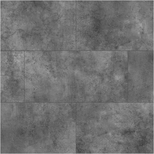 HORI Klick Hart Vinylboden aus hochwertigem SPC ohne PVC, Apollo, moderne Landhausdiele, 1,736m², XXL, Trittschalldämmung, wasserfest, für Fußbodenheizung und Feuchträume geeignet,