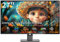 Pisichen Touchscreen Monitor 27 Inch 2K 100Hz Gaming Monitor, QHD 2560x1440 IPS PC Monitors, 10-Point Multi Touch Screen Computer Monitors, USBC HDMI VGA Ports, Built-in Speakers