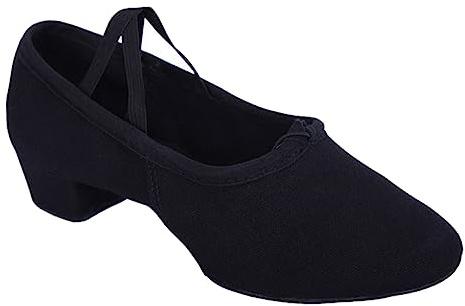 BESPORTBLE Scarp Ballo Suola Resistente Design Fascia Elastica per Danza e Ginnastica Allenamento per Ballerine Adulte