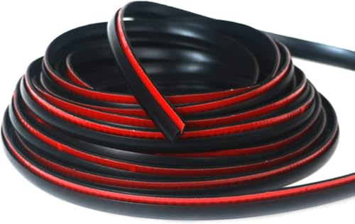 Parafango per passaruota, Protezioni per ruote auto, Passaruota con bordo, Guarnizione in gomma per passaruota per auto e camion, Guarnizione in gomma universale per parafanghi, 9 m