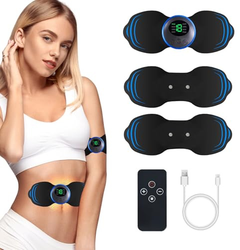 Wireless TENS Machine,Wearable Effective Pain Relief,for Back,Arms,Legs and Shoulder Pain,Professional Strength & Rechargeable,8 Massage 19 Level Portable TENS Machine for Pain Management