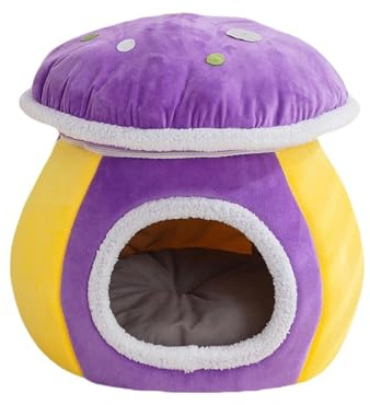 FytStycale Cama Cueva para Gatos Cerrada con Fondo Antideslizante, Caseta para Perros Cálida Y Premium