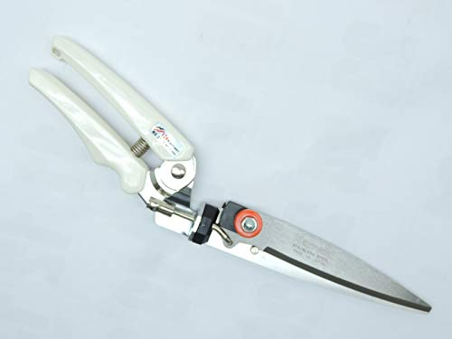 Grasschere, Handrasenschere 3 Klingenpositionen Rostfrei 34 cm - Kamaki Made in Japan