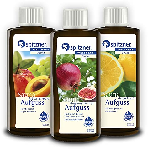 Spitzner Saunaaufguss Set Fruchtig (3 x 190 ml)