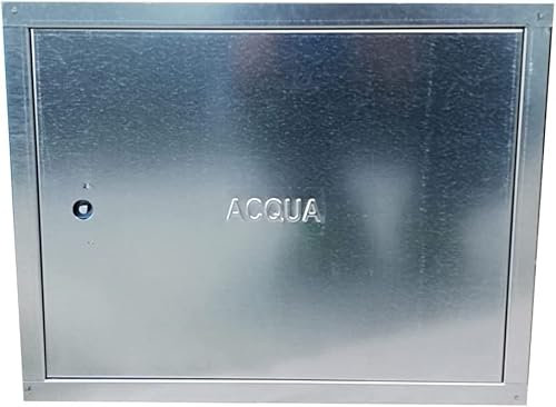 Puerta galvanizada para contador de agua (30 x 40 cm)