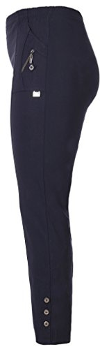 stylx Damenhose - leichte Thermohose - Stretchhose Winterhose Outdoor- Funktionshose Stretch Innenfutter aus Mikrofleece (dunkelblau, 40-42)