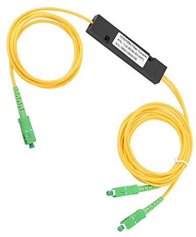 KIMISS Sc-Faser-Splitter Gpon-Faser-Splitter Sc 1X2 PLC Singlemode-Glasfaser-Splitter UPC