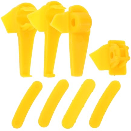 DRESSOOS 4sätze Reifenmaschinen-schutzdichtungen Felgenkantenschutz Reifenmaschinen-einsätze Autozubehör