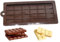 Moules À Chocolat En Silicone, Moule Rectangulaire En Silicone Non Adhésif, Moules À Barres De Chocolat Profonds En Silicone, Moule De Cuisson Réutilisables Pour Bonbons,gelées,glaçons, 18,9x9,7x0,9CM