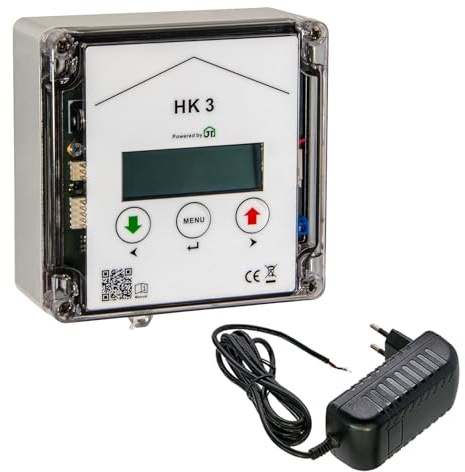Hühnerklappe HK3 mit integrierter Schaltung für Anlocklicht