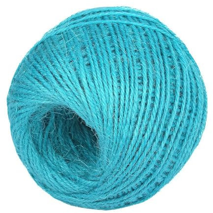 Lkw Ogechi 100 m Cuerda de Yute Colorida, 2mm Cuerda de Cáñamo Natural, Hilo de Yute Colores, Cordel Artesanía, para Bricolaje, Floristería, Jardinería, Envoltura de Regalos, Decoración