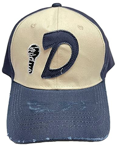 Clementine D Trucker Cap Weathered Baseball Aged Cap Hat Headgear Walking Dead Blue