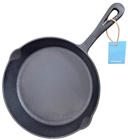 Cast Iron 10 Inch Tarte Tatin Skillet - Oven Safe & For Indoor/Outdoor Use - Frying Pan & Griddle - Stove Top Safe