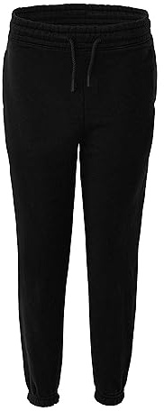 Boys Girls Children Kids School Jog Pants Sports Games Fleece PE Joggers Trouser Jogging Tracksuit Bottoms Regular fit 5-14 Years (7-8 Years, Black)