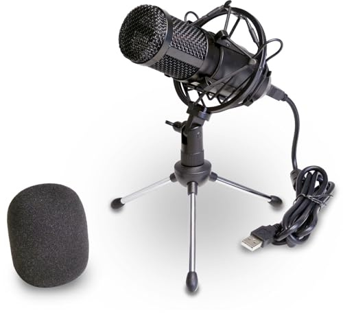 Bontempi | StudioSound - Le Microphone à Condensateur Professionnel pour Toutes Vos Expressions Artistiques, 235x165x165 mm
