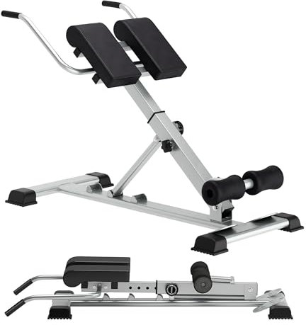 SogesHome Hantelbank Roman Chair Rückentrainer Klappbar Multifunktion Training Fitness Bank Bauchtrainer Hantelbänke Fitness Krafttraining Verstellhöhe