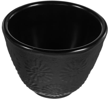 JECOMPRIS Tazza Da Tè in Ghisa Tazza Tazze Per Il Tè Tazze Giapponesi Coppa Di Legno Coppa Giapponese Giapponese Tazzine Da Espresso Boccale Di Legno Teiera Nero Ferro Da Stiro