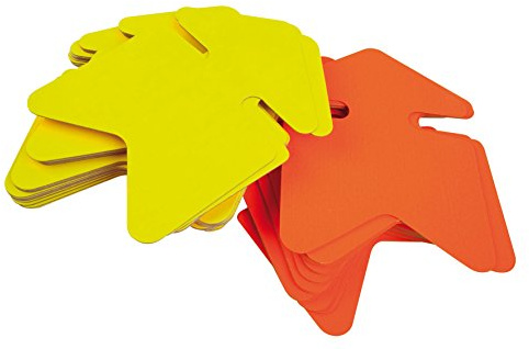 agipa 022925 symboletiketter pil, gul/orange, 160 x 240 mm