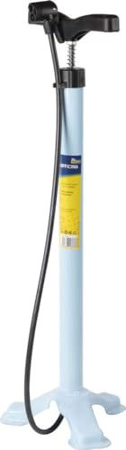 On Bike Pompa Officina Professionale Tubolare con Base a Tre Piedi – Gonfiaggio Veloce e Stabile per Bici, Compatibile con Valvole Presta, Schrader e Dunlop