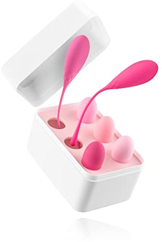 Teazers Kegel Bolas Chinas Pelotas de Ejercicio Pesadas – Pelota de Ejercicios del Suelo Pélvico para Tensar y Fortalecer el Control de la Vejiga – Juego de 6 Pesos diferentes - Rosado