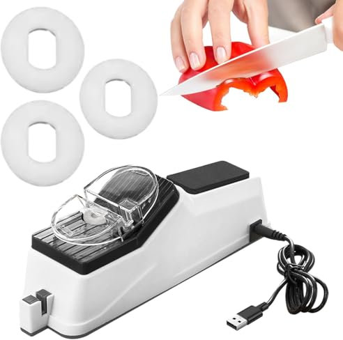 Aiguiseur Electrique De Couteau,affuteur couteau electrique-Aiguiseur De Couteaux Professionnel Pour La Maison, Ustensiles De Cuisine Pour Un Affûtage Et Un Polissage Rapides En 5 Secondes