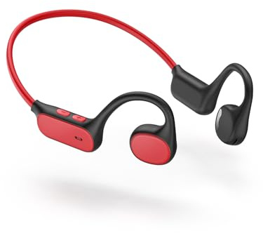 iClever Kids Headphones, Bluetooth 5.4 Air Conduction Open Ear Headphones, Safe Volume 74&85 dBA, Clear Audio, 360° Bending, Ultra-Light Comfortable Kids Bluetooth Headphones for iPad/Outdoor/Sports