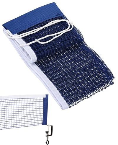 FUGLUS 1 pièce Filet de Tennis de Trétractable Filet de Ping-Pong Ajustable,Filet de Ping-Pong Portable Noir, 180 x 15 cm,Idéal pour Remplacement et Utilisation en Intérieur et Extérieur